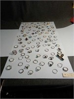 Fashion/costume jewelry Ring lot! Large