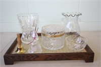 Dresser Jar with Lid, Vase & More