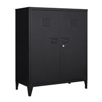 31.5 in. W 2-Shelf Locker, Lockable Home Office St