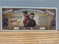 Ant-Man and the wasp banknote