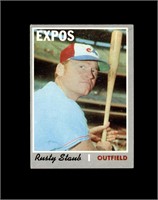 1970 Topps #585 Rusty Staule VG-EX MARKED