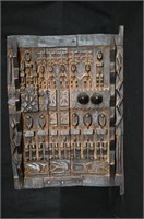 Dogon Miniature Wood Door From Mali 18 3/4" x 26 5