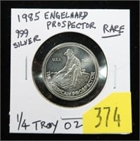 1985 Engelhard Prospector 1/4 Troy oz. .999