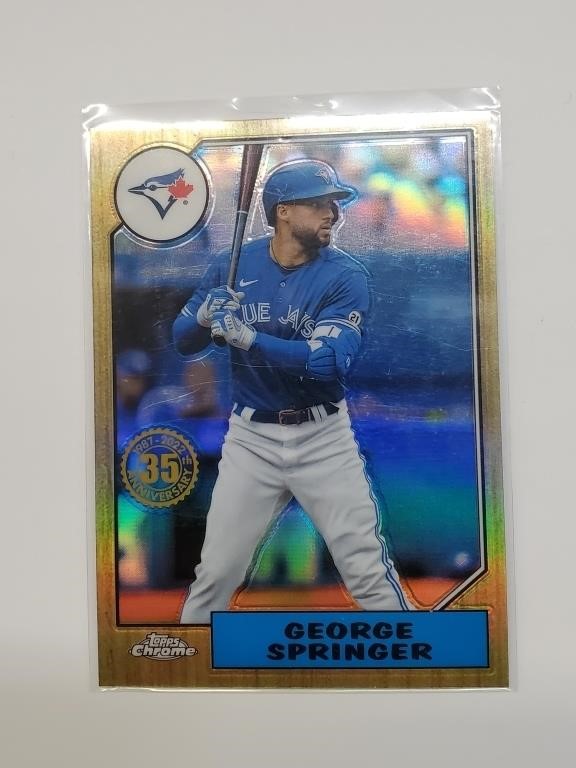 2023 Topps Chrome '87 Topps Refractor George Sprin