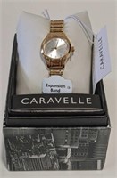 (W) Ladies Caravelle Expansion Band Wrist Watch
