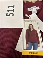 Nine West v neck sweater M