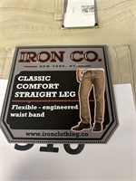 Iron Co pant 32x30