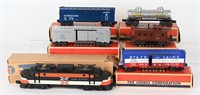 LIONEL 2350 ENGINE & 5 CARS w/ BOXES