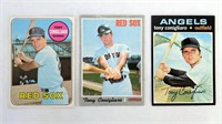 Tony Conigliaro Topps Cards 1969 1970 1971