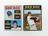 Billy Conigliaro Topps 1970 Rookie & 1971 AS RC