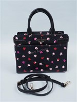 New w/o Tags Black & Floral Kate Spade Handbag