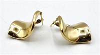 14k Gold Pierced Earrings 4.5g