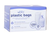 UBBI Plastic Biodegradable Diaper Bags, Purple