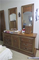 Lg. Dresser w/ Double Mirrors