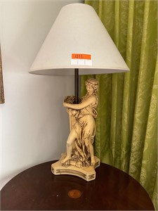 Neoclassic Figurine Table Lamp