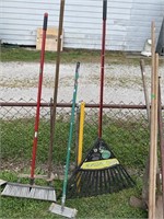 Clog Free Rake, Large Broom, Squeegee & More 5