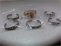 6 cuff bracelets - jewelry