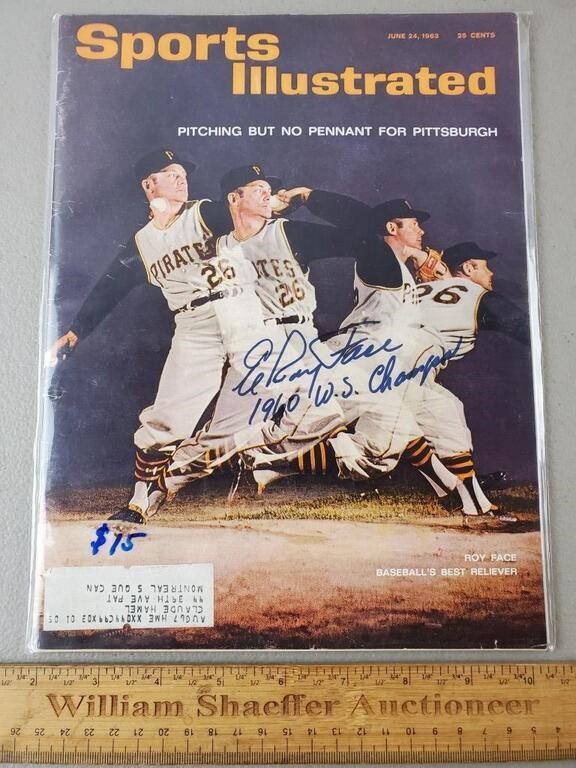 1963 Sports Illustrated Signed Elroy Face
