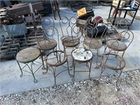 8-Ice Cream Parlor Chairs