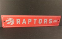 Raptors Ave Plastic Sign