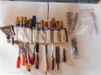 P729-  Large Lot Of Chisels