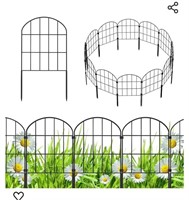Set of 19 Decorative Garden Fence Panels Only,