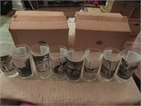 all hamilton co. adv. glasses w/boxes