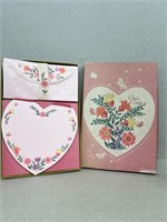 Vintage Heart stationary