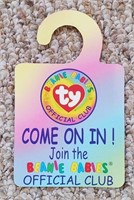 Beanie Babies Official Club Door Hanger by TY