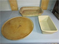 Three Pieces of Stone Cookware