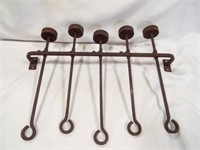 Wrought Iron Adjustable Candle Holder Wall Hung