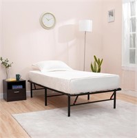 Foldable Metal Platform Bed Frame - Twin