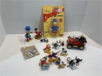 Disney bendems and Mickey Mouse tin car