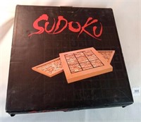 Wooden SUDOKU Game Board - Complete