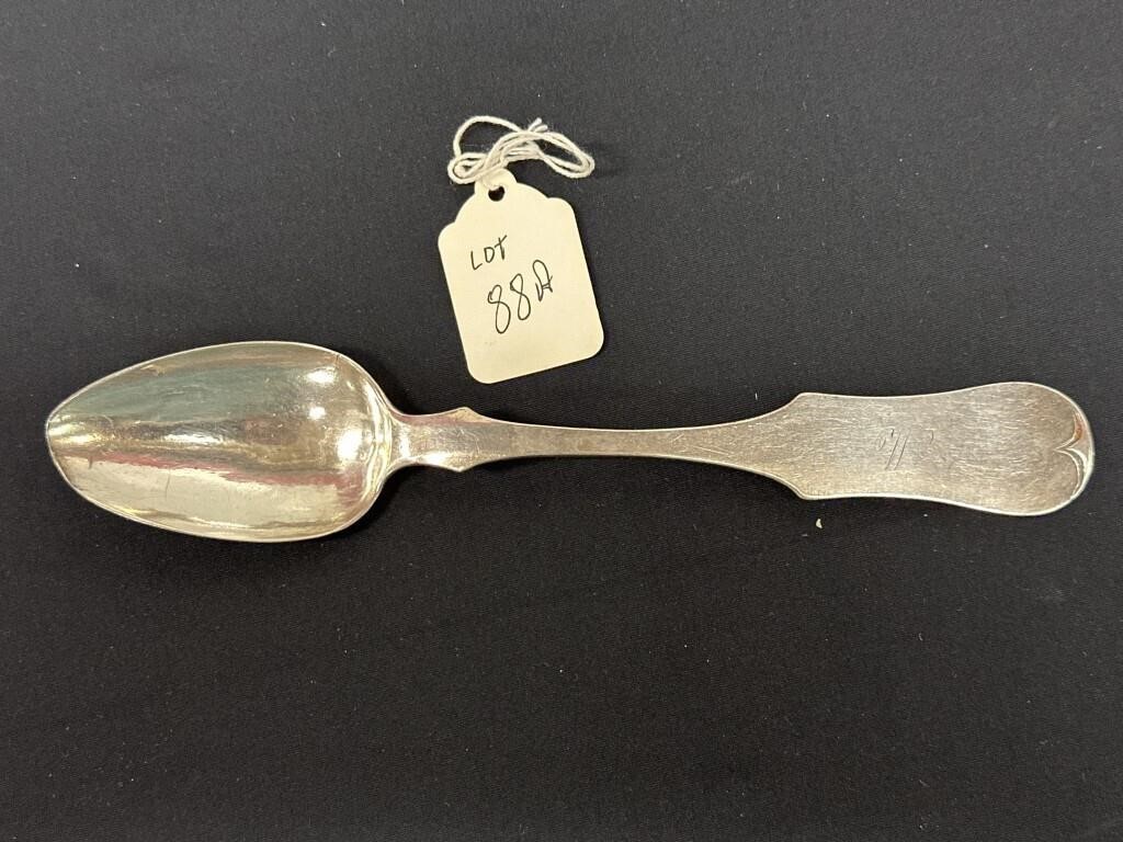 Coin silver tablespoon by G.W..Chatterton