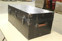 Vintage Footlocker Trunk, Approx 31"x16"x13"