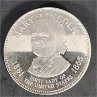 Sterling Mary Lincoln Com. Coin