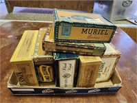 (7) Vintage Cigar Boxes