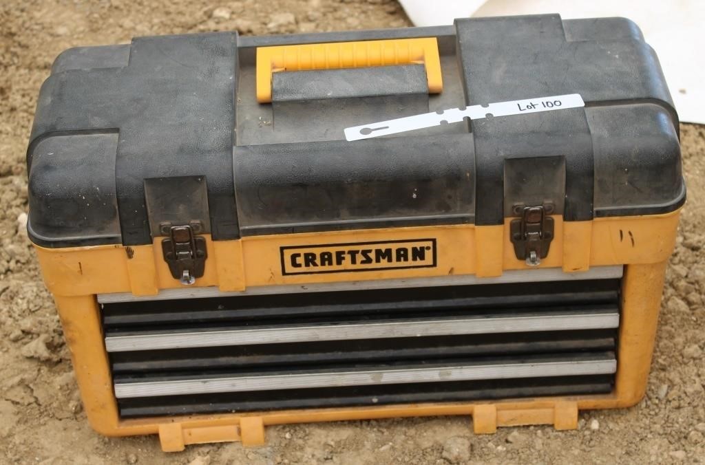 Craftsman tool box (yellow)