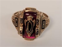 Jostens 10K Gold 1956 Ring -  8.7g