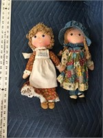 Vintage Collectible Dolls Holly Hobbie and Suzy