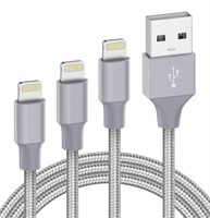 3 PACK OF 6FT IPHONE CHARGER CABLE