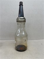 Gas station oil bottle
