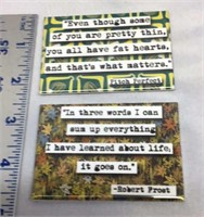 F13) MAGNETS WITH SAYINGS