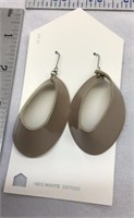 OF) UNIQUE SHAPE DANGLE EARRINGS