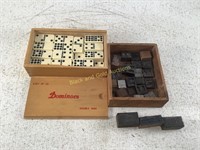 Vintage Collectible Stamps & Domino's Game