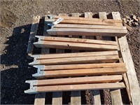 3 Pairs of saw horse legs