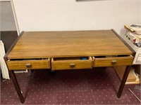 Davis Cabinet Co. Solid Wood Desk