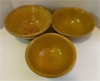 Pottery Mixing Bowls