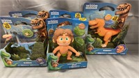 THE GOOD DINOSAUR FIGURES QTY 5 OF 3 FIGURES